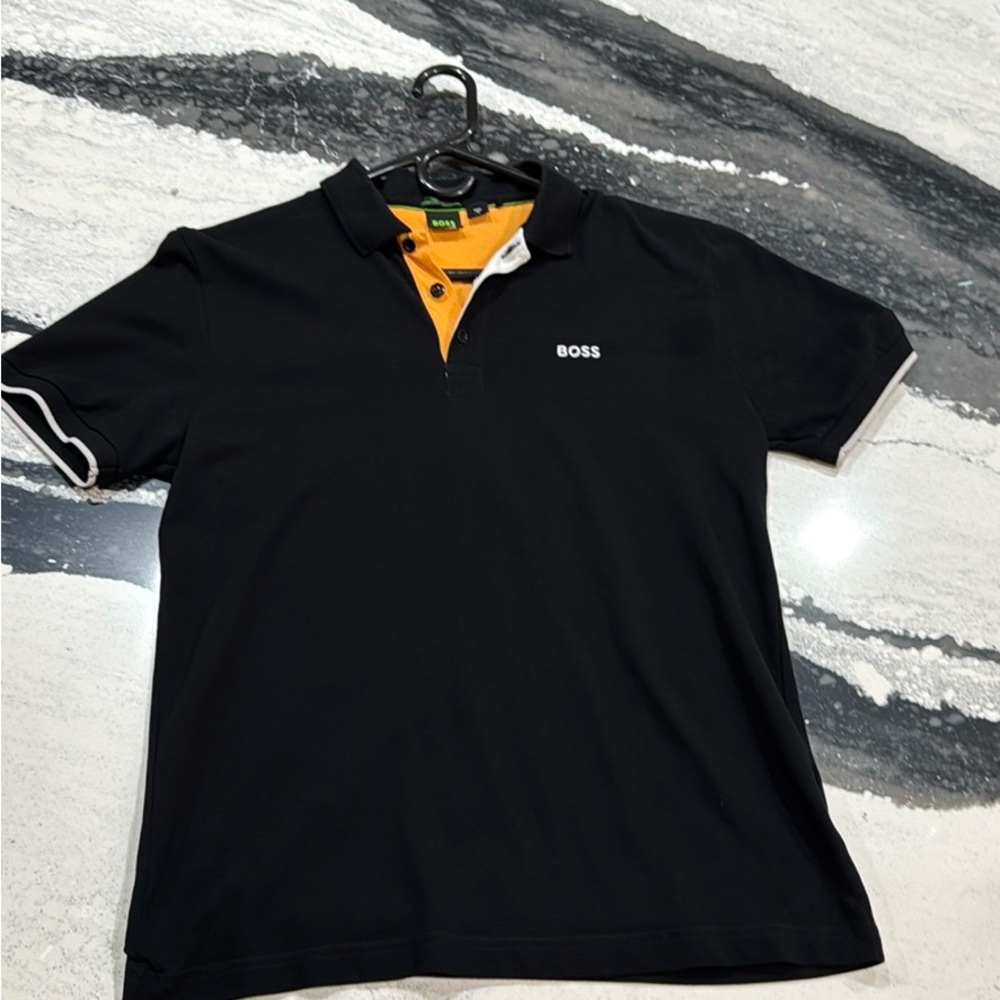Boss Black Polo Shirt Classic Design